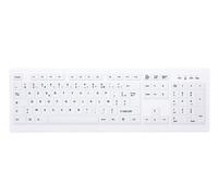 CHERRY AK-C8100F-FU1-W/FR tastiera RF Wireless AZERTY Francese Bianco - Nouvo