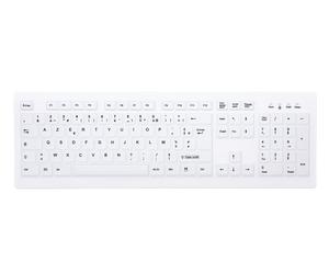 CHERRY AK-C8100F-FU1-W/FR tastiera RF Wireless AZERTY Francese Bianco - Nouvo