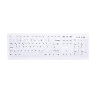 CHERRY AK-C8100F-FU1-W/GE tastiera RF Wireless QWERTZ Tedesco Bianco NEW