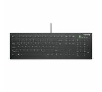 AK-C8112U1BDE - Tastiera, USB, disinfettabile, nero, QWERTZ