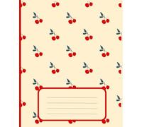 Cherry Bliss: A Stylish Cherry-Themed Notebook: A Minimal and Elegant Lined Journal with 110 Pages for Writing, Notes, and Creativity - 7.5 x 9.25 inches
