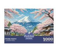 Cherry Blossom 1000 Pieces Jigsaw Puzzles For Adults Educational Games Stress Relieving Entertainment Exercise The Memory of The Brain for Adults And Kids, Age 12 Years Up 38x26cm/1000pcs