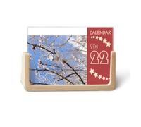 Cherry Blossom Branch Photography 2022 - Calendario da tavolo per 12 mesi