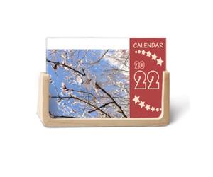 Cherry Blossom Branch Photography 2022 - Calendario da tavolo per 12 mesi