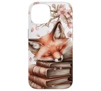 Cherry Blossom Fox Accessories For Girls Who Loves Books Custodia per iPhone 14