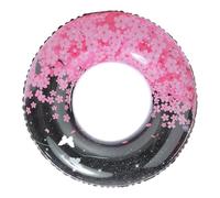 Cherry Blossom Inner Tube Swim Ring Cute Swim Rings Round Intertubes Pool Floating Tubes for Summer Beach Preppy Party Supplies