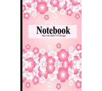 Cherry Blossom Notebook: Wide Ruled Composition Notebook for School, Work, and Journaling | 6x9 Inches, 120 Pages, Pink Floral Cover