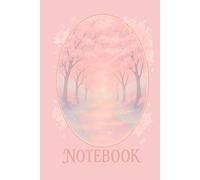 Cherry Blossom Road Notebook with Illustrated Pages | 6x9” Hardcover, Wide Gray Lined, 120 Pages: A Soft & Elegant Writing Journal with Sakura-Inspired Interiors for Notes, Reflections, or Poetry