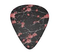 Cherry Blossom Sakura Flower Floral Unique Chitarra Regalo Chitarra Plettri per chitarra acustica elettrica basso (12 punti)