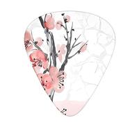 Cherry Blossom Tree Branch Plettri per chitarra - Accessori per chitarra - Plettri per chitarra acustica Chitarra elettrica Basso per uomo donna Chitarrista professionista musicisti e principianti