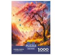 Cherry Blossom Tree Jigsaw Puzzle,1000 Pezzi Classici, Per Adulti E Bambini Da 14 Anni E Più Giochi Rilassamento E Intelligence Sfida Impossibile - Regalo Per Amore E Amico 70x50cm/1000pcs