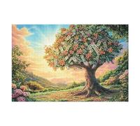 Cherry Blossom Tree Sunrise Forest Wild Nature Puzzle 1000 Pezzi Collezione Multicolore Premium Paesaggi Classici Per Amanti Del Puzzle Regalo Natale E Festa Aziendale Per Colleghi 1000 PCS