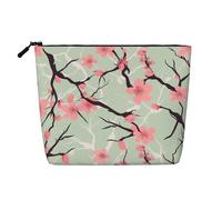 Cherry Blossom4 - Trousse per cosmetici da donna, organizer da viaggio portatile, con chiusura a zip, Fiori di ciliegio 4, Taglia unica