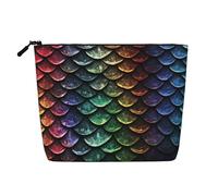 Cherry Blossom4 - Trousse per cosmetici da donna, organizer da viaggio portatile, con chiusura a zip, Scala drago, Taglia unica