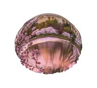 Cherry Blossoms 1 Cuffia da Doccia Per Gli Uomini Cap Donne Riutilizzabile Impermeabile Lungo Spessa Cura Dei Capelli Brevi Bambini Bagno