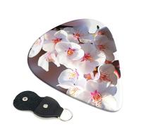 Cherry Blossoms - Confezione da 6 plettri per chitarra, 0,46 mm, 0,71 mm, 0,96 mm, adatti per chitarra e ukulele