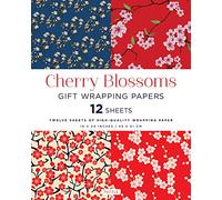 Cherry Blossoms Gift Wrapping Papers: 12 Sheets of High-quality 18 X 24 Inch Wrapping Paper