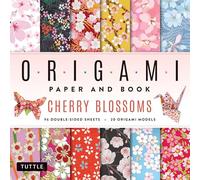 Cherry Blossoms Origami Paper and Book: 20 Easy Models with 96 High Quality Folding Sheets (Double-Sided)