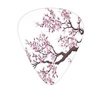 Cherry Blossoms Tree Plettro per chitarra avanzato 12 pezzi Tre spessori per basso, chitarra elettrica, borsa per chitarra acustica