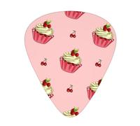 Cherry Cake Elegante e durevole plettri per chitarra, tre tipi di plettri sottili, medi e pesanti (12 pezzi), adatti per chitarra, basso, chitarra elettrica, ukulele,