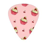 Cherry Cake - Set di plettri per chitarra, 3 diversi spessori, 12 pezzi per una varietà di strumenti