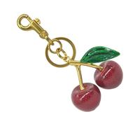Cherry Charmchain Ornamento - Accessorio ciondolo in metallo per borse, borse zaino chiavi auto | decorativo elegante ornamento femminile ragazze borsa cerniera stile quotidiano noi