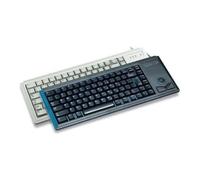 G84-4400LUBUS-0 - Tastiera, USB, grigio chiaro, compatta, con trackball (USA)