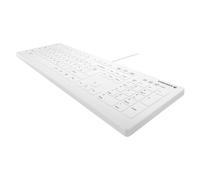 CHERRY Tastiera AK-C8112 USB cablata QWERTZ tedesca 105 tasti Bianco