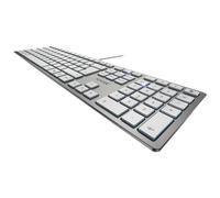 Cherry Tastiera Kc 6000 Slim German QWERTZ Silver / White
