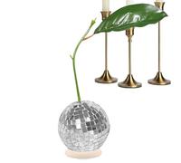 Cherry Disco Ball, Mirror Table Centerpiece, Sparkling Reflective Decoration, Aesthetic Party Ornament, Wedding, Birthday, Bar, Holiday, Christmas Decor, 5.91 inches Silver Pink
