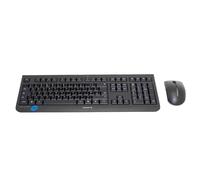 Cherry Dw 3000 Kit Mouse E Tastiera Wifi + Adesivi Layout Qwerty Inglese Uk_