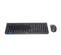 Cherry Dw 3000 Kit Mouse E Tastiera Wifi + Adesivi Layout Qwerty Russo Ru_