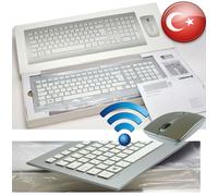 Cherry DW8000 Bello Design Wi-Fi Set Tastiera Mouse JD-0300 Alluminio Turco