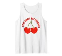 Cherry Fruit Cute Funny Food Stay Sweet Eat Cherries Canotta
