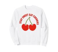 Cherry Fruit Cute Funny Food Stay Sweet Eat Cherries Felpa