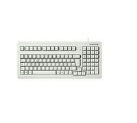 CHERRY G80-1800, Tastiera Meccanica Compatta per Applicazioni Industriali, Layout EU (QWERTY), Con Cavo (USB e PS/2), Interruttori MX BLACK, Grigio Chiaro