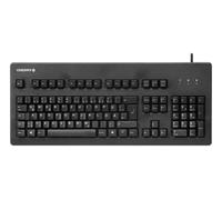 CHERRY G80-3000, Tastiera Meccanica a Filo, Layout per la Germania, (QWERTZ), Connessione USB, Robusto, Tasti Programmabili,Interruttori MX BLACK, Nero