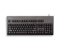 CHERRY G80-3000, Tastiera Meccanica a Filo, Layout per il Regno Unito, (QWERTY), Connessione USB, Robusto, Tasti Programmabili,Interruttori CHERRY MX BLUE Nero