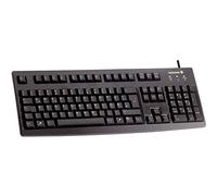 CHERRY G83-6105, Tastiera Cablata per Utilizzi in Ambienti Industriali, Layout per la Germania (QWERTZ), Tasti Resistenti all'Abrasione, Facile da Pulire, Riciclabile, Nera