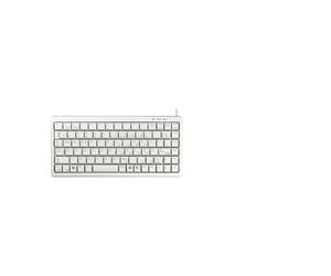 CHERRY G84-4100, Tastiera Meccanica Compatta, Layout Tedesco (QWERTZ), Senza Tasti Windows, Con Cavo (USB e PS/2), Interruttori ML, Grigio Chiaro