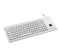 CHERRY G84-4400, Tastiera Compatta con Trackball, Layout per la Germania (QWERTZ), Cablate (Connessione PS/2), 2 Tasti Mouse, Switch Meccanici CHERRY ML, Grigio
