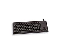 CHERRY G84-4400, Tastiera Compatta con Trackball, per il Regno Unito QWERTY, Cablate Connessione PS/2, 2 Tasti Mouse, Switch Meccanici ML, Nero, UK - QWERTY