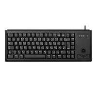 CHERRY G84-4400, Tastiera Compatta con Trackball, per la Germania QWERTZ, Cablate Connessione USB, 2 Tasti Mouse, Switch Meccanici ML, Nero, Tedesco - QWERTZ