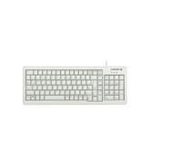 CHERRY G84-5200 XS, Tastiera Compatta con Tastierino Numerico, Layout Francese (AZERTY), Con Cavo (USB-A), Interruttori Meccanici CHERRY ML, Grigio Chiaro