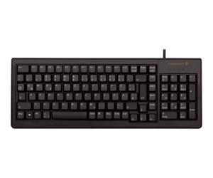 Cherry G84-5200LCMEU-2 - CORDED SMALL FLAT AND EXTREMELY ROBUST COMPACT KEYBOARD