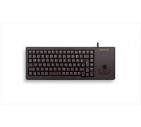 CHERRY G84-5400 XS, Tastiera Compatta con Trackball, Layout Italiano (QWERTY), Con Cavo (Connessione USB-A), Interruttori Meccanici CHERRY ML, Grigio Chiaro