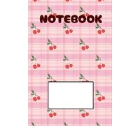Cherry Gingham Mood Notebook: Cute Mood Journal with Cherry Pattern Pages for Thoughts, Feelings, Notes & Daily Reflection