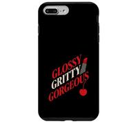 Cherry Girl Y2K Red Estetica Bacio Stampa Dolce ma Sharp Custodia per iPhone 7 Plus/8 Plus