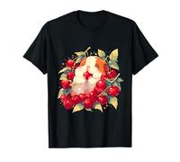 Cherry Guinea Pig Colorful Animal Art Nature Cherry Lover Maglietta