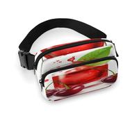 Cherry Juice Marsupio con cinghia regolabile Marsupio alla moda per sport all'aria aperta escursionismo